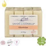 Savon de Marseille Glycèrine 4X100gr