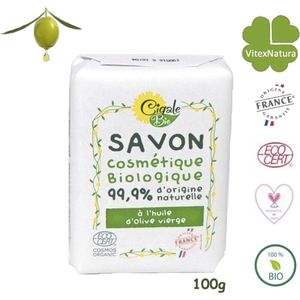 Cigale Bio | olijf olie zeep 100g | Zonder conserveermiddel Zonder kleur