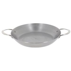 De Buyer Paellapan Mineral B 32 cm - Hoogwaardige stalen pan met natuurlijke anti-aanbakeigenschappen