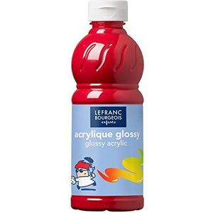 Lefranc Bourgeois Acryl-Glossy 500 ml, primair rood