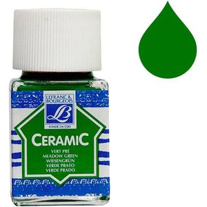 Lefranc Bourgeois - Ceramic Verf - Groen - 50 ml