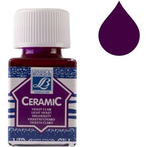 Lefranc Bourgeois - Ceramic Glas & Porseleinverf - Violet Light - 50 ml