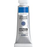 Lefranc Bourgeois Linel Gouache Extra Fine Tube, 14 ml, primair blauw