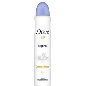 Dove Deodorant tegen zweet voor dames, originele bescherming, 48 uur, vochtinbrengende formule, 0% alcohol, 200 ml