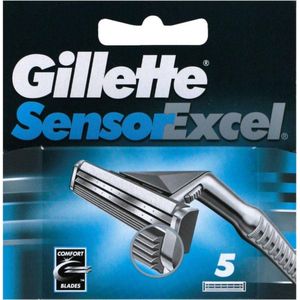 Gillette - Sensor Excel - Scheermesjes - Set van 5 - Dubbele Mesjes