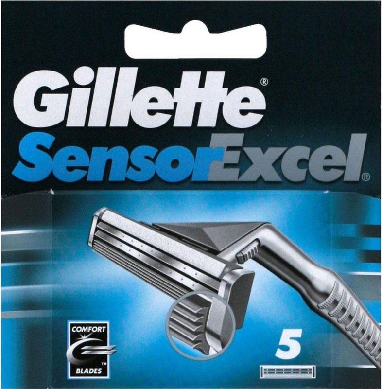 Gillette - Sensor Excel - Scheermesjes - Set van 5 - Dubbele Mesjes
