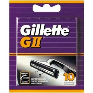Gillette scheermesjes GII scheermesjes 1er Pack (1 x 10 Stuk)