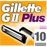 Gillette GII Plus Wegwerpscheermesjes Mannen - 10 stuks