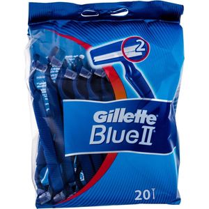 Gillette Blue II 15+5 stuks Wegwerpscheermesjes