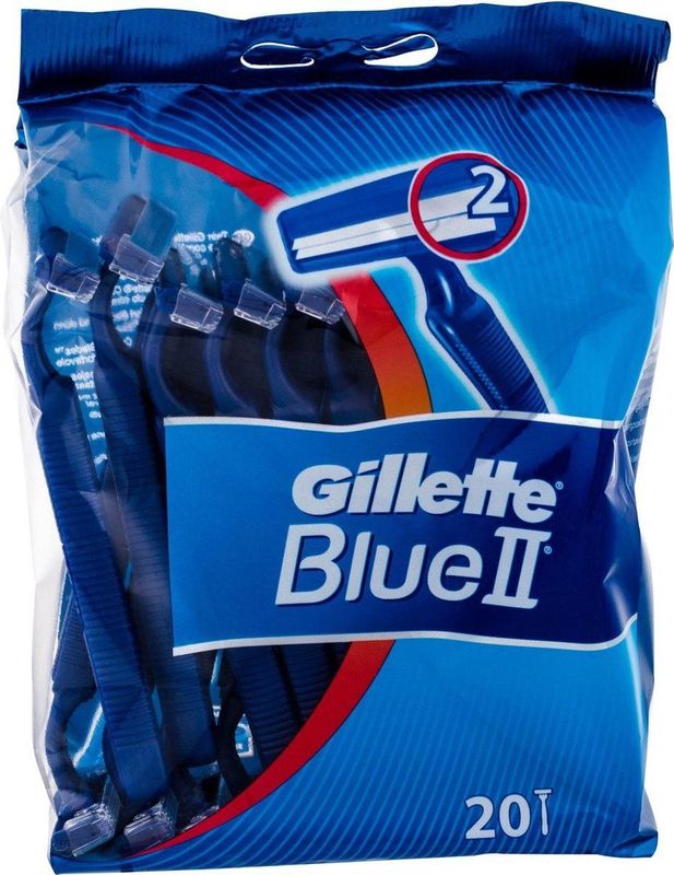 Gillette Blue II 15+5 stuks Wegwerpscheermesjes