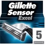 Gillette - Sensor Excel - Scheermesjes - 5 Stuks