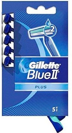 Gillette - Blue II - Wegwerp Krabbers - Inhoud 5 Stuks