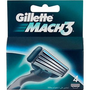 Gillette Scheermesjes Mach3 4 Stuks