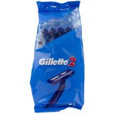 Gillette - 2 - Wegwerpscheermesjes - Geen Kleur - 5 Stuks