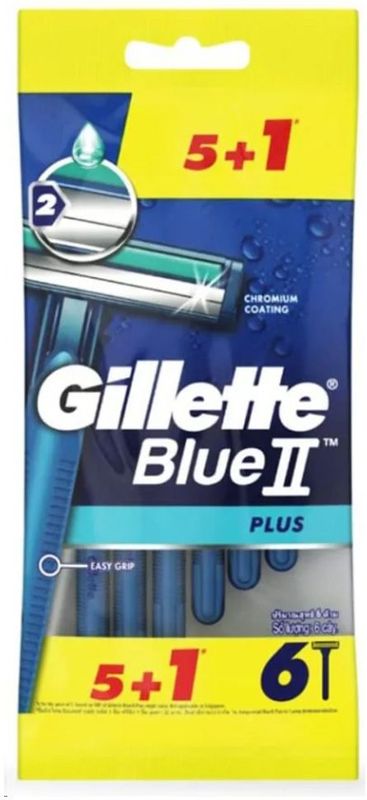 Gillette - Blue 2 - Wegwerpscheermesjes - 6 Stuks