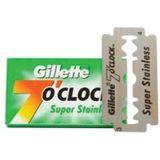 Gillette - 7 O'clock Super - Stainless Double Edge Blades (5 st) -Scheermesjes - Double edge blades