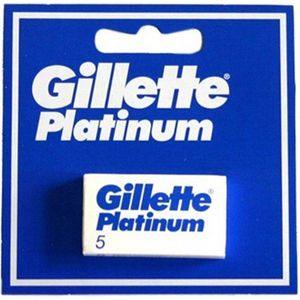 Gillette Platinum scheermesjes 5 stuks