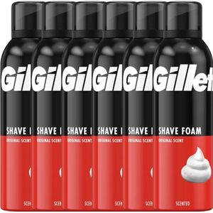 Gillette Regular Scheerschuim (Voordeelverpakking) - 6 x 300 ml