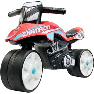 FALK - Loopfiets Moto Street Champion – rood – stille wielen – vanaf 2 jaar – 40% gerecycled kunststof – gemaakt in Frankrijk – 540S