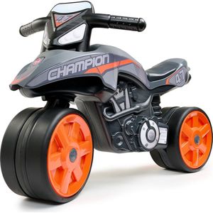 FALK - Loopfiets Street Champion – grijs – stille wielen – vanaf 2 jaar – 40% gerecycled kunststof – gemaakt in Frankrijk – 541S