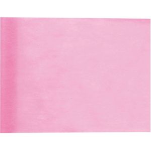 Santex Tafelloper op rol - lichtroze - 30 cm x 10 m - non woven polyester