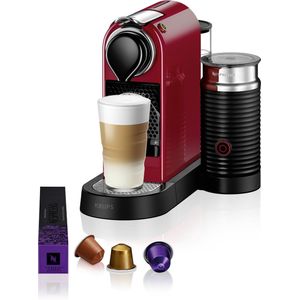 Krups XN7615 CitiZ and Milk Espressomachine + Melkopschuimer Rood/Zwart