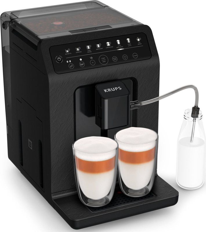 Krups Kaffeevollautomat EA897B Evidence ECOdesign, aus 62%* recyceltem Kunststoff, bis zu 90% recycelbar, inkl. Emsa Travel Mug im Wert von UVP 25,99