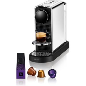 Krups Nespresso Citiz Platinum XN610D - Koffiecupmachine - Stainless Steel