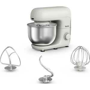 Tefal - QB1601 - Keukenmachine - Wit - Roestvrijstalen Kom 4,8 Liter