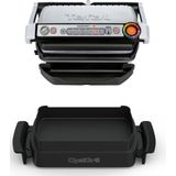 Tefal GC714D10 Optigrill incl. bakplaat - Tafelgrill - Zilver