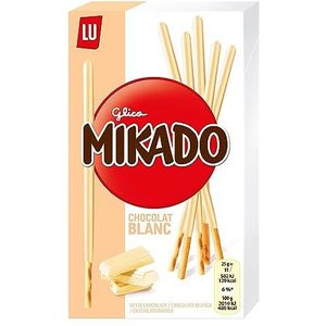 Lu Mikado witte chocolade – verpakking van 70 g