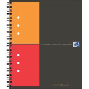 Oxford International Activebook collegeblok - A4+ - Geruit 5 mm - 160 pagina's