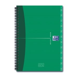Oxford OFFICE Essentials Addressbook 144 Bladzijden Formaat A5