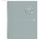 Oxford Origins - duurzaam notitieboek - A4+ - gelijnd - 70 vel - grijs