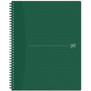 Oxford Origin spiraalschrift A4+ 90 g/m² 70 vellen geruit 5 mm groen