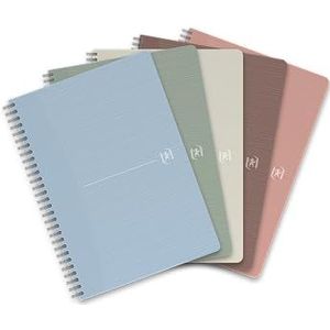Notitieboek - Grijs - Gerecycled Karton - A5 - 90 Vellen