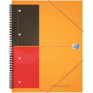 Oxford International Meetingbook A4+ Geruit