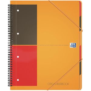 Spiraalblok Oxford International Organiserbook A4+ lijn | 5 stuks