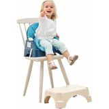 OKETI POKETI by THERMOBABY 3-in-1 stoelverhoger WOODED Miscanthus - Van 6 tot 36 maanden (tot 15 kg) - Gemaakt in Frankrijk
