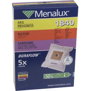 Menalux 1840 stofzuigerzakken voor AEG / Dirt Devil / LG / Privileg / Samsung 5 stuks