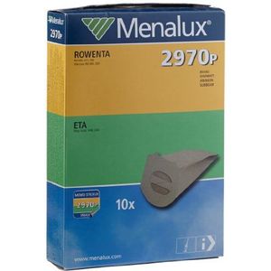 Menalux 10 stofzuigerzakken voor Rowenta en Eta (Import Duitsland) 2970 P