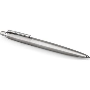 Parker Jotter Gel pen | Roestvrij staal met chroom detail | Medium punt zwarte inkt (0,7 mm)