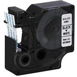 DYMO D1 originele zelfklevende etiketten, zwarte print op witte achtergrond, 19 mm x 7 m, voor LabelManager labelapparaten, 10 rollen