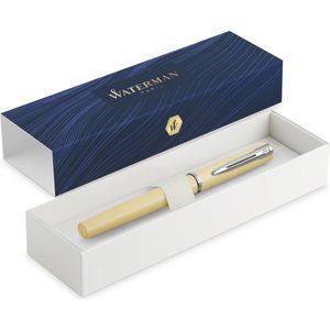 Waterman Allure Vulpen - Citroengele Pastelkleurige Lak - Fijne Punt - Geschenkverpakking