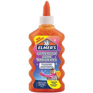 Kinderlijm Elmer's glitter 177ml oranje