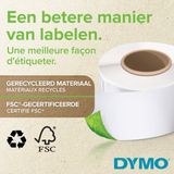 DYMO - LabelWriter Labels - Wit - 25 mm x 89 mm - 2 Rollen van 350 Labels