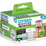 DYMO - LabelWriter Labels - Wit - 25 mm x 89 mm - 2 Rollen van 350 Labels