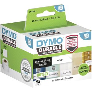 Dymo LW-Kunststoff-Etiketten 25 X 25 Mm 2x 850 St.