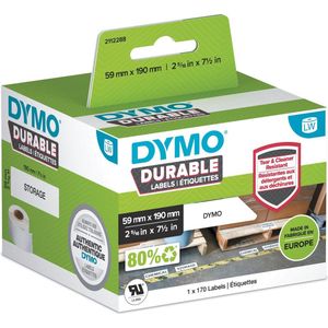 DYMO - LabelWriter - Labels - Duurzaam - Kunststof - Compatibel met DYMO LabelWriter