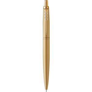 Parker Jotter XL balpen - medium punt - blauwe inkt - monochroom matgoud - incl. geschenkdoos